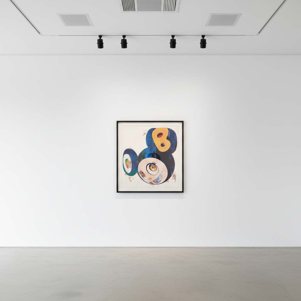 Takashi Murakami - And Then (blue), 2011, Lithograph