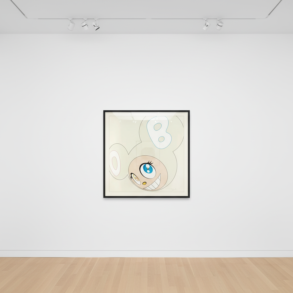Takashi Murakami - DOB (white), 2003, Lithograph