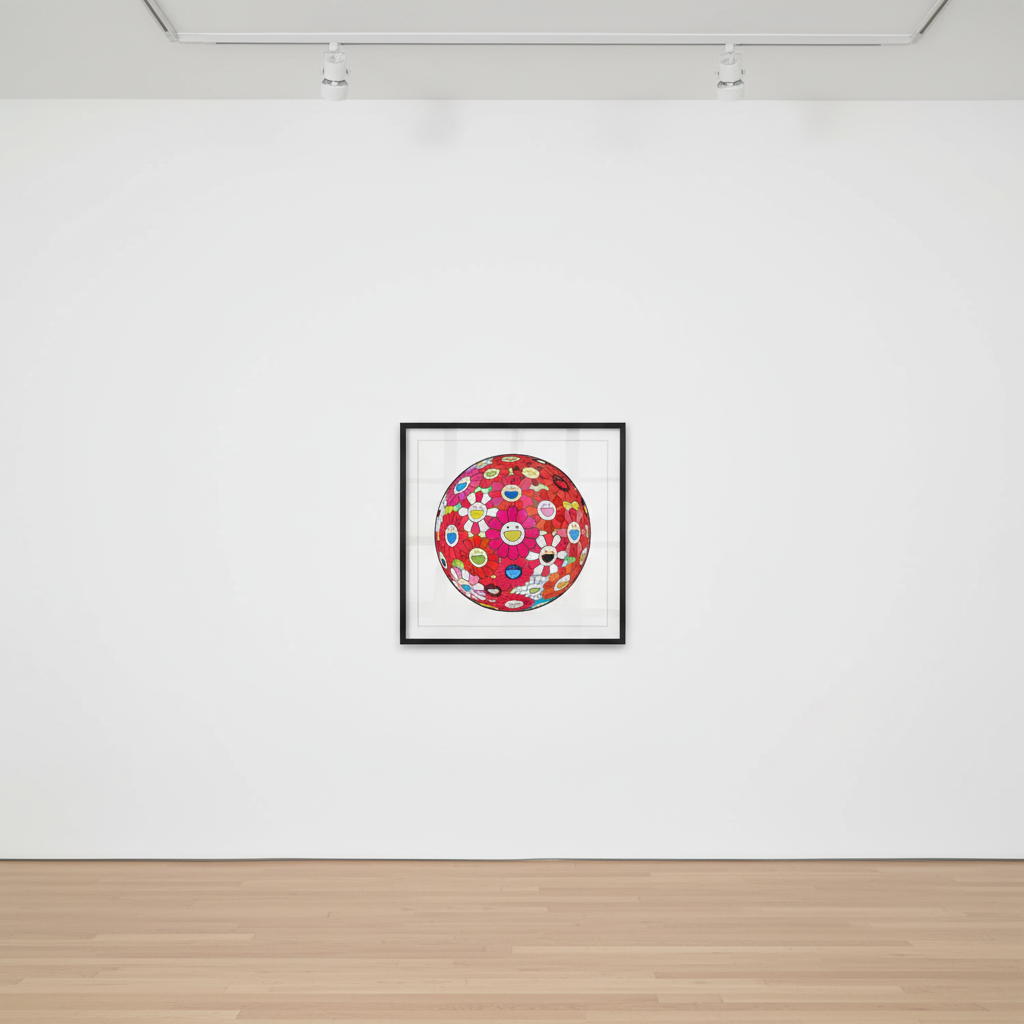 Takashi Murakami - Flower Ball (Comprehending The 51st Dimension), 2014, Lithograph