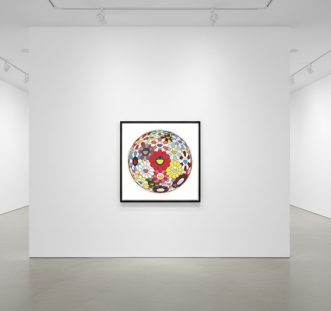 Takashi Murakami - Flower Ball (Open Your Hands Wide), 2015, Lithograph