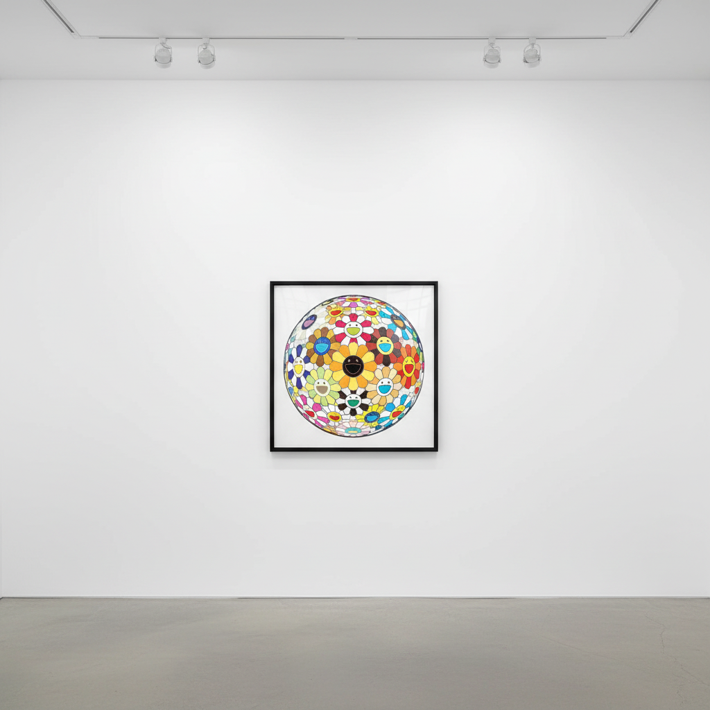 Takashi Murakami - Flower Ball (Sunflower), 2011, Lithograph