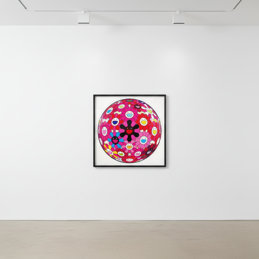 Takashi Murakami - Flower Ball (There Is Nothing Eternal In This World That Is Why You Are Beautiful), 2014, Lithograph
