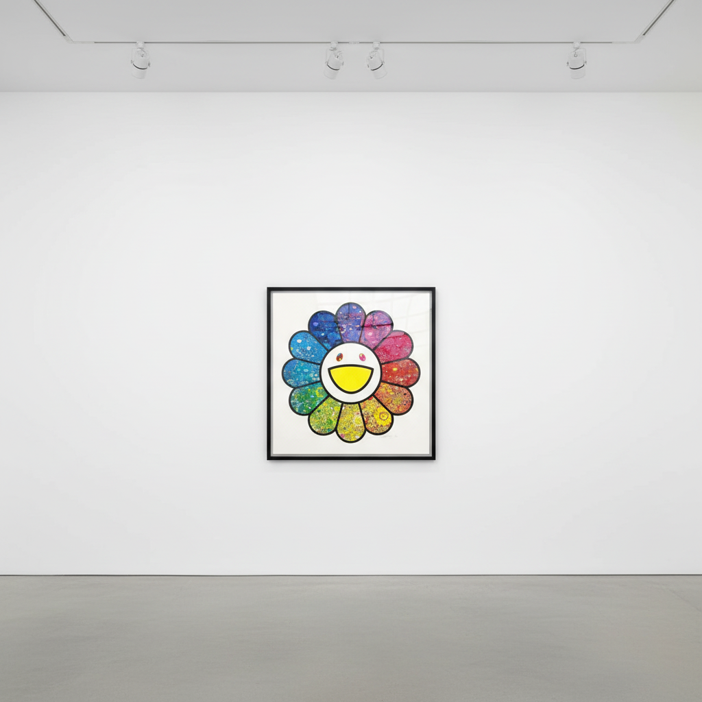 Takashi Murakami - Flower Sparkles!, 2021, Silkscreen