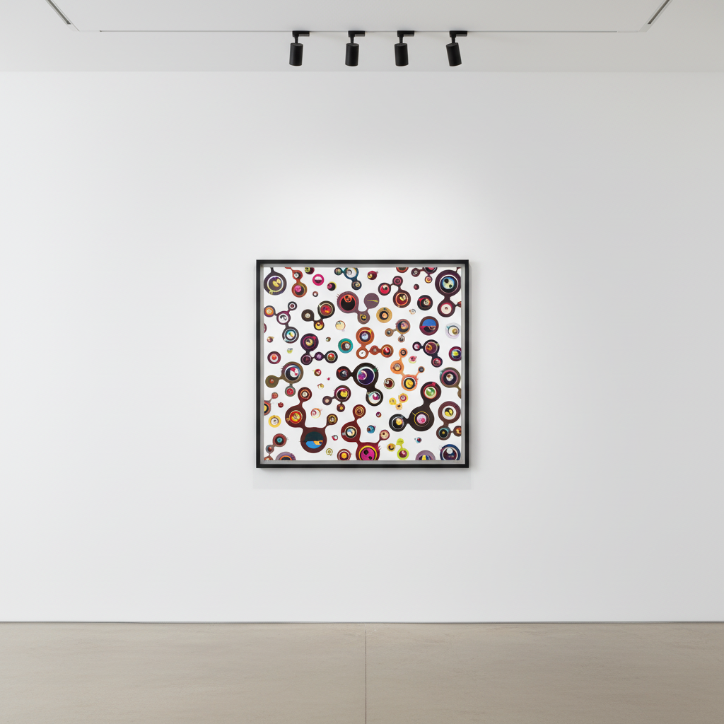 Takashi Murakami - Jellyfish Eyes White 5, 2006, Offset lithograph