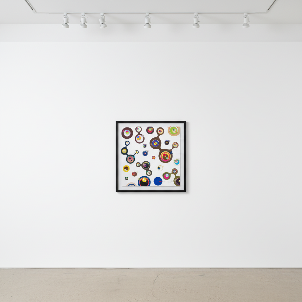 Takashi Murakami - Jellyfish Eyes (White), Lithograph