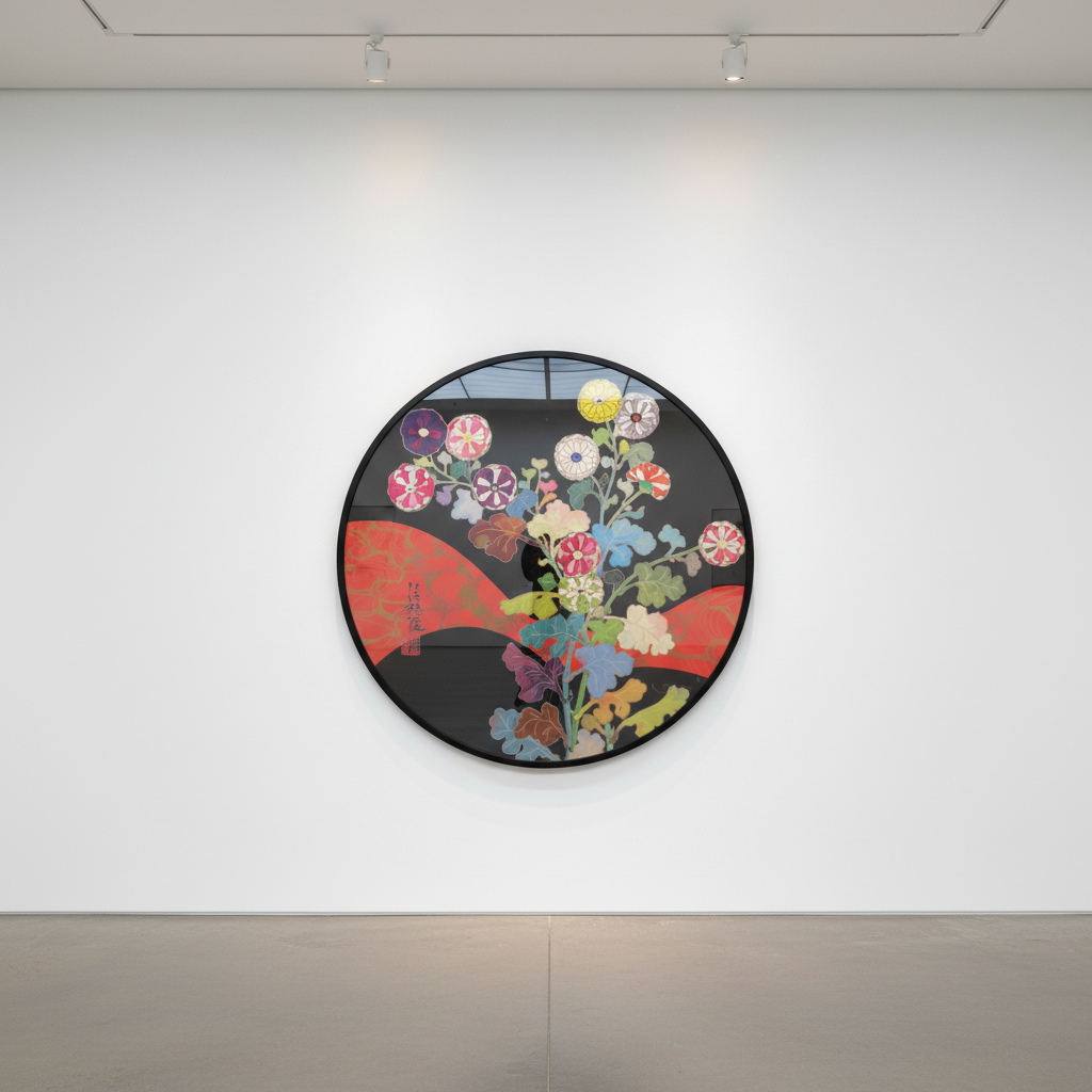 Takashi Murakami - Kansei: Fresh Blood, 2013, Offset lithograph in colors with cold stamping on smooth wove paper