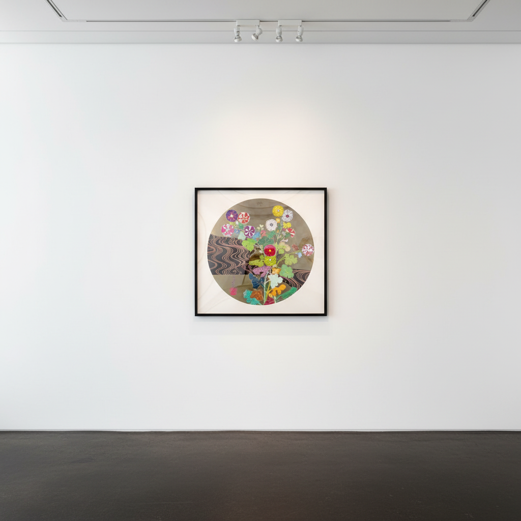 Takashi Murakami - Kansei Korin Gold, 2010, Lithograph