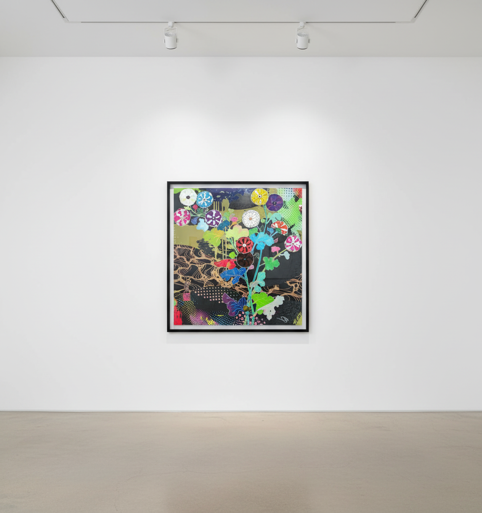 Takashi Murakami - Korin: Courtly Elegance, 2016, Offset lithograph in colors with cold stamp and high gloss varnishing