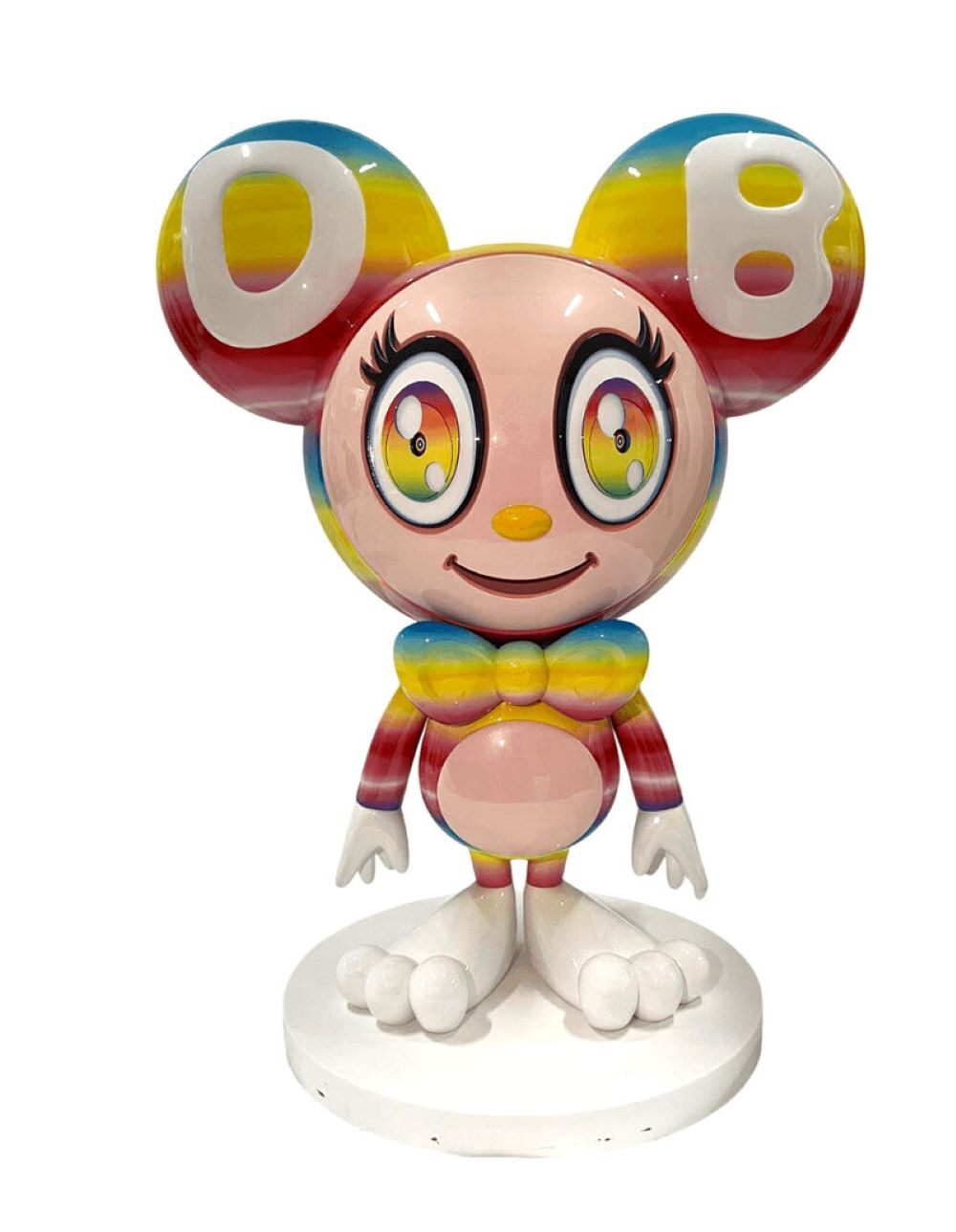 Takashi Murakami - Untitled (Multi), 2020, FRP, urethane paint, stainless steel, wood