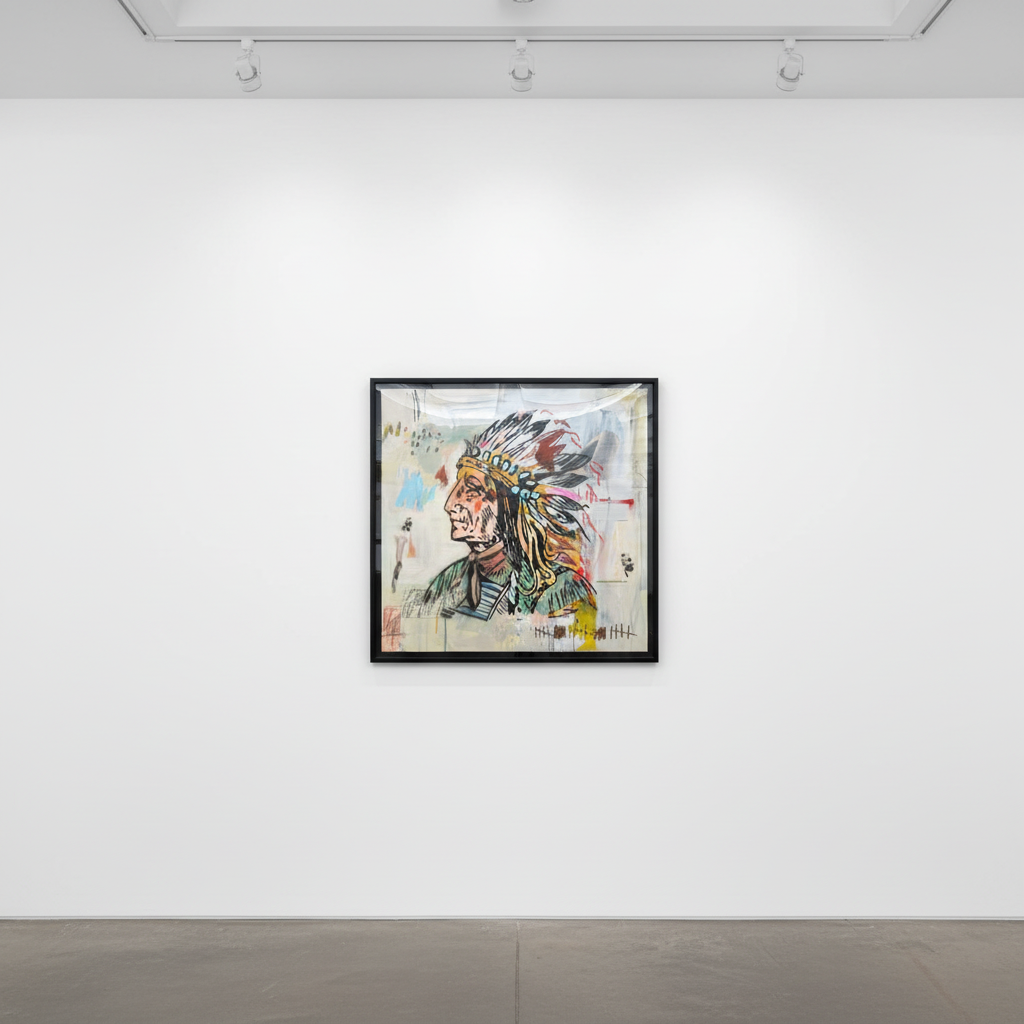 Terry Urban - After We Die, Acrylic, oil, pastel, ink on canvas