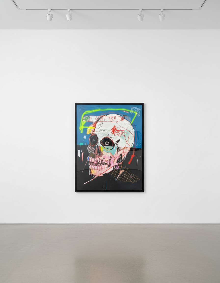 Terry Urban - Stop the Train, I Want to Get Off, Acrylic, oil, aerosol, pastel, and oil on canvas