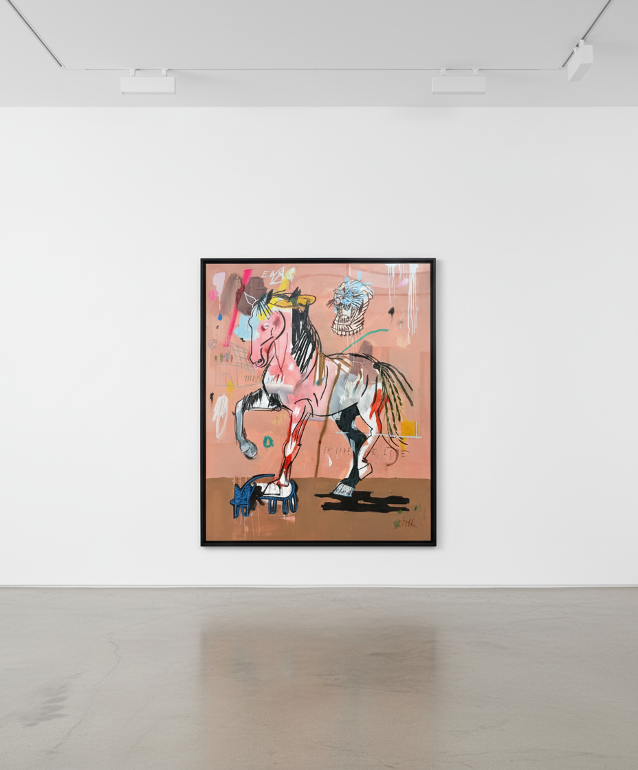 Terry Urban - These Days, 2025, Acrylic, oil, pastel, aerosol, and ink on canvas