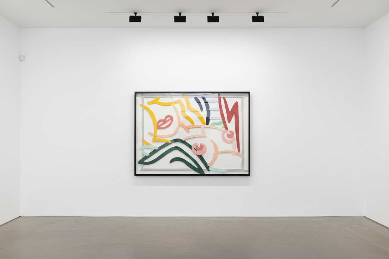 Tom Wesselmann - Bedroom Blonde Black and Green Pillows, 1986, Enamel on cut-out aluminum