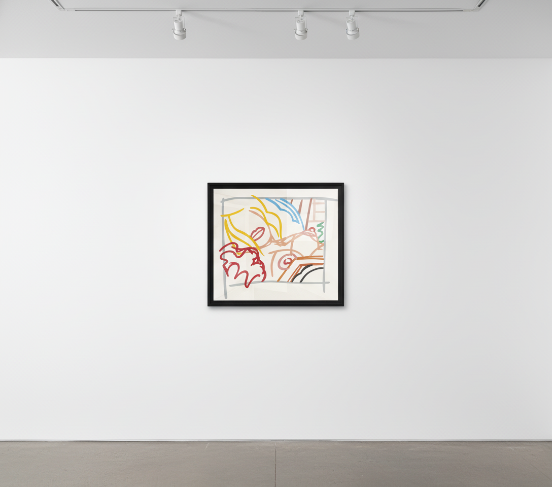 Tom Wesselmann - Bedroom Blonde Doodle With Photo, 1988, Screen print