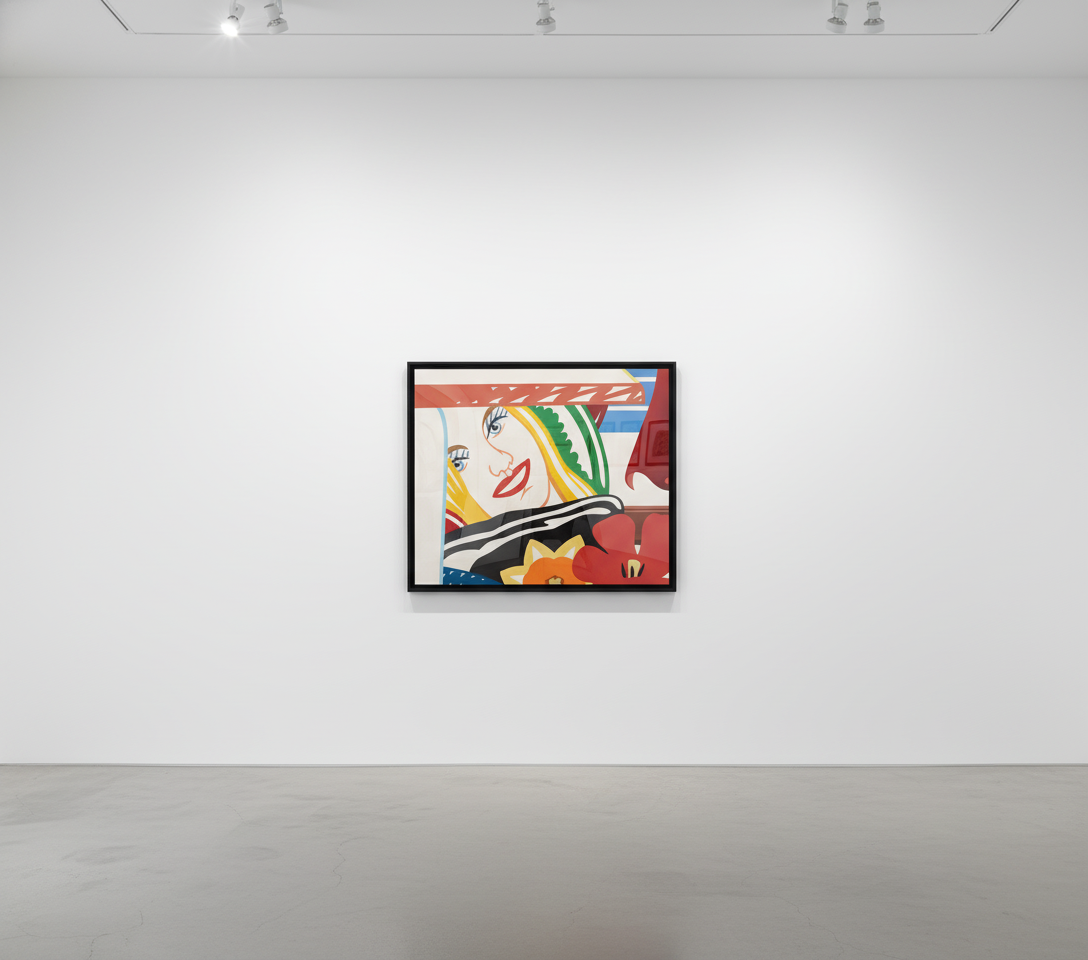 Tom Wesselmann - Bedroom Face (from Bedroom Painting #41), 1990, Screen print