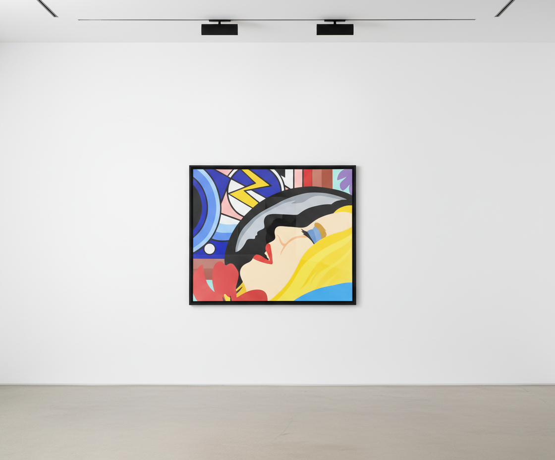 Tom Wesselmann - Bedroom Face With Lichtenstein, 1994, Silkscreen