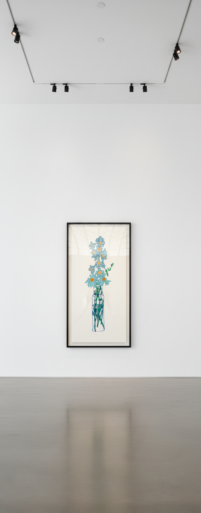 Tom Wesselmann - Delphinium and Daisies, 1989-92, Alkyd on cut out steel