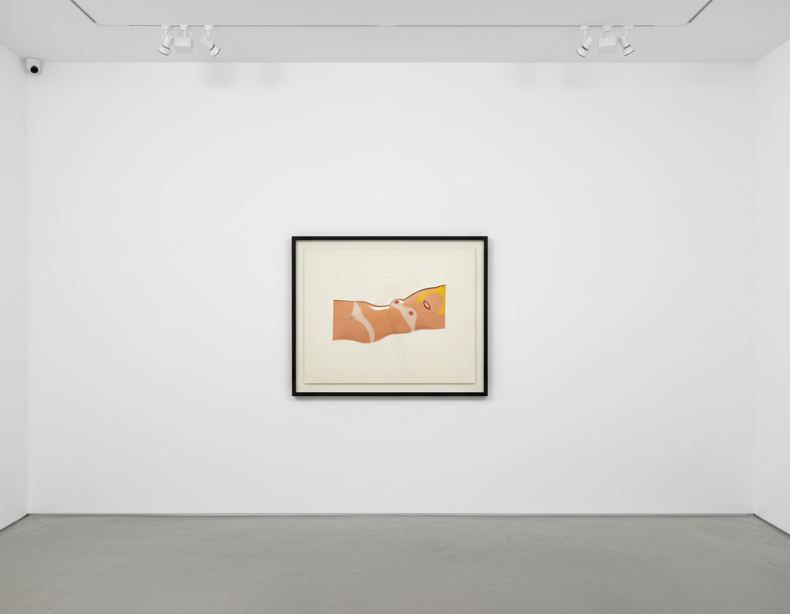 Tom Wesselmann - Great American Nude Cut Out Nude, 1965, Screen print in colors on formed vinyl with die-cut mat