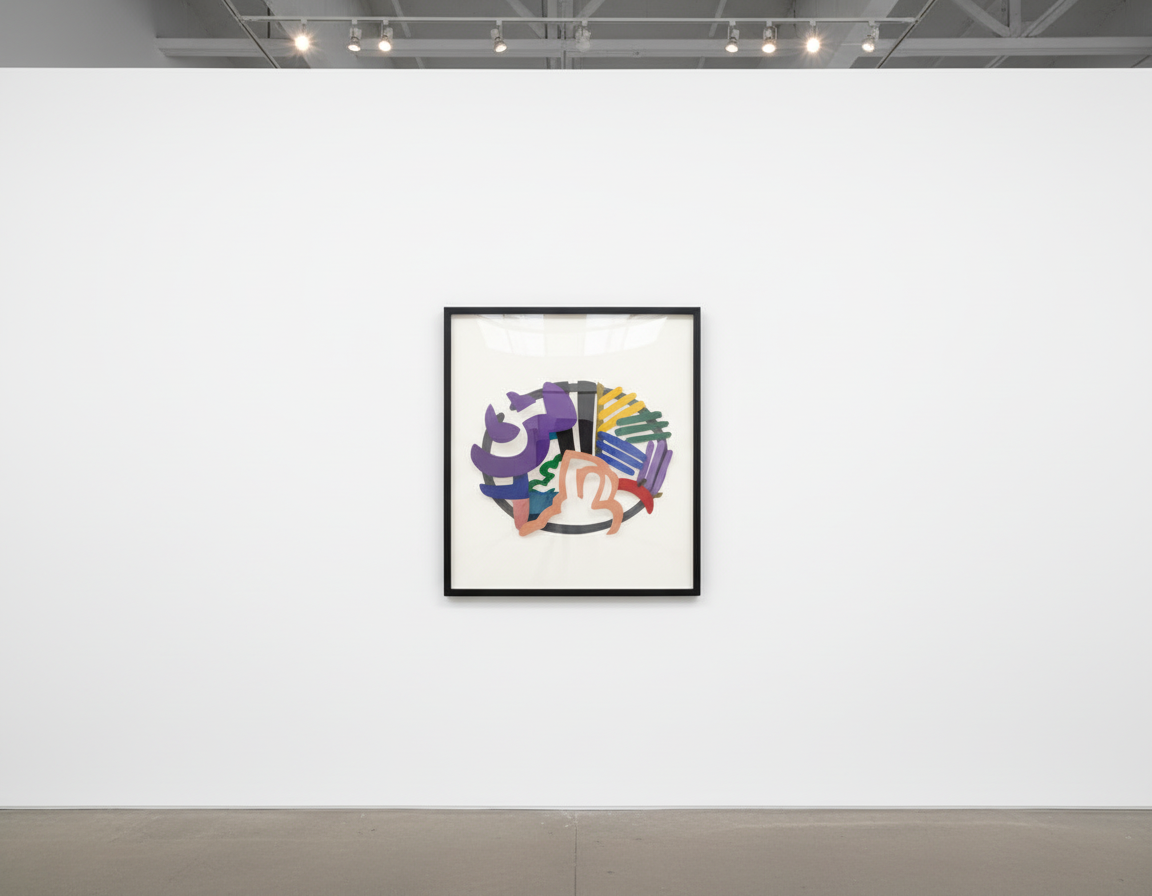 Tom Wesselmann - Maquette for Still Life With Johns and Matisse, 1991, Liquitex on Bristol board