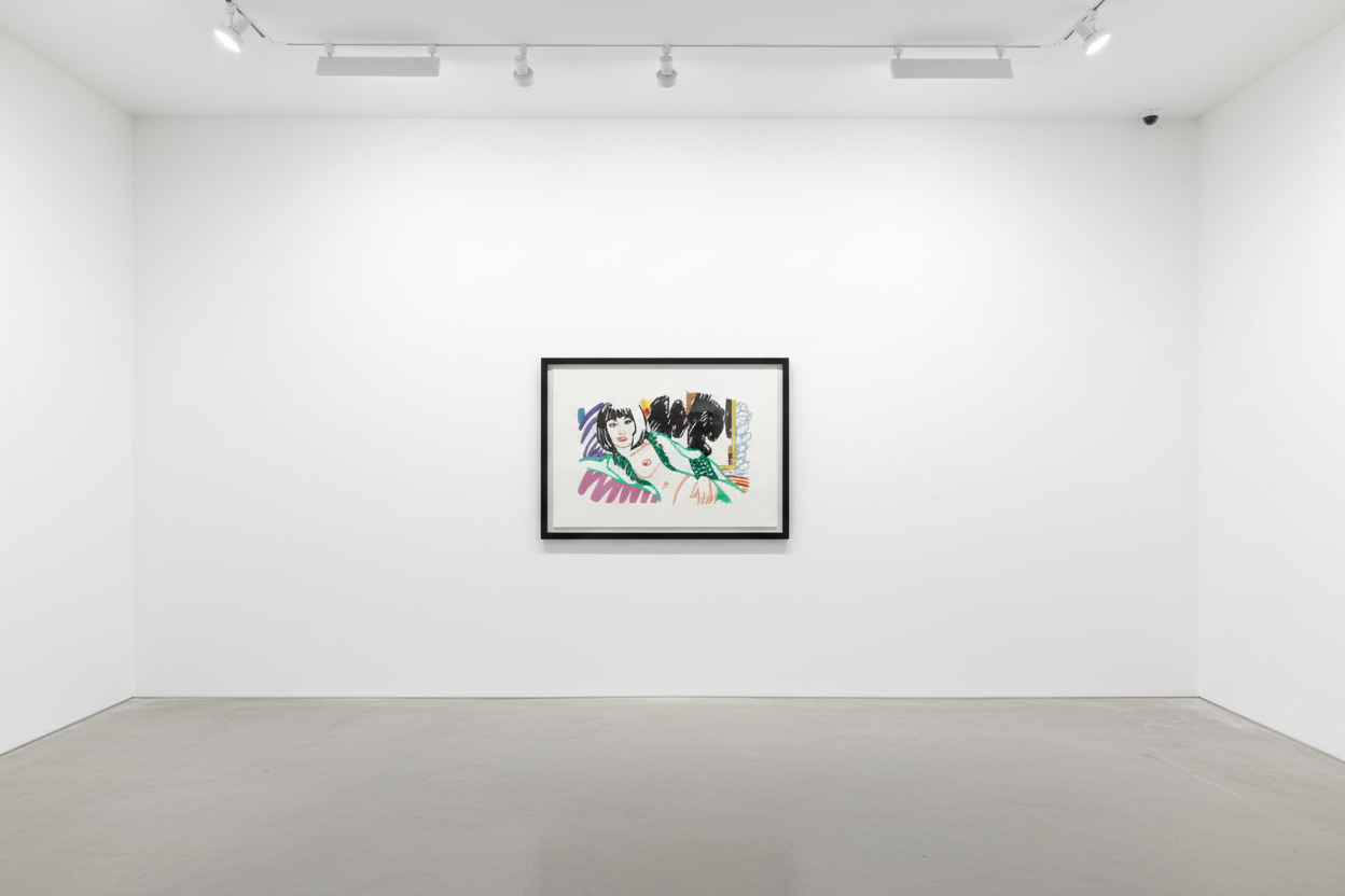 Tom Wesselmann - Monica In Robe With Motherwell, 1994, Screen print