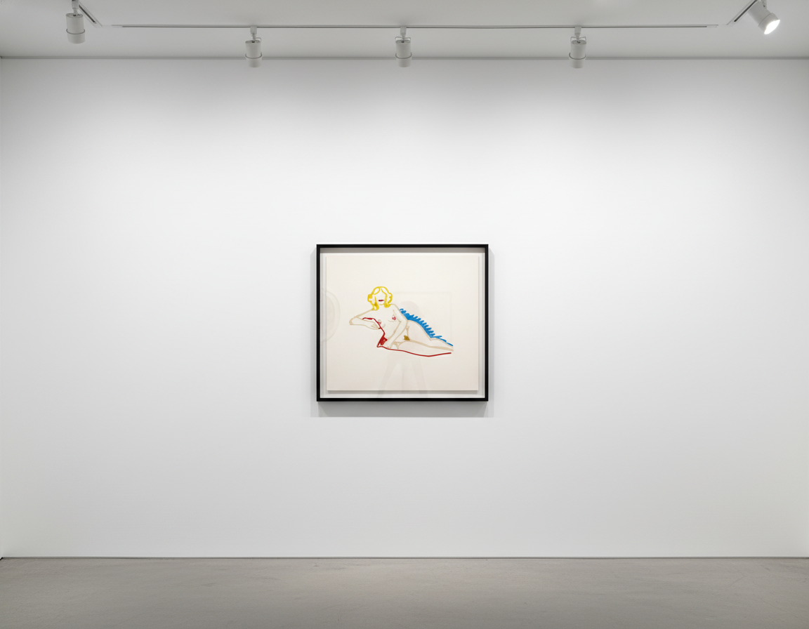 Tom Wesselmann - Rosemary Lying On One Elbow, 1989, Laser-cut steel with alkyd oil