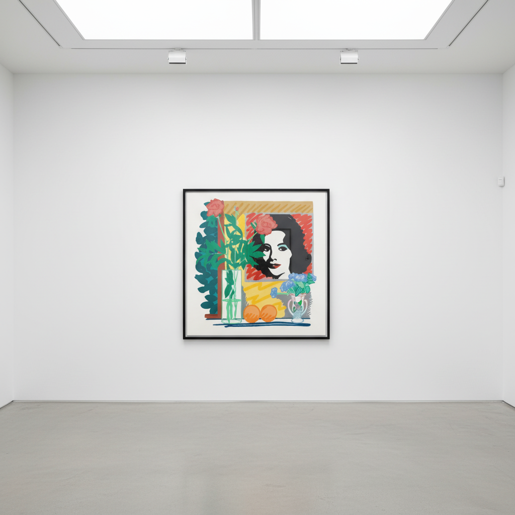Tom Wesselmann - Still Life With Liz, 1992, Screen print