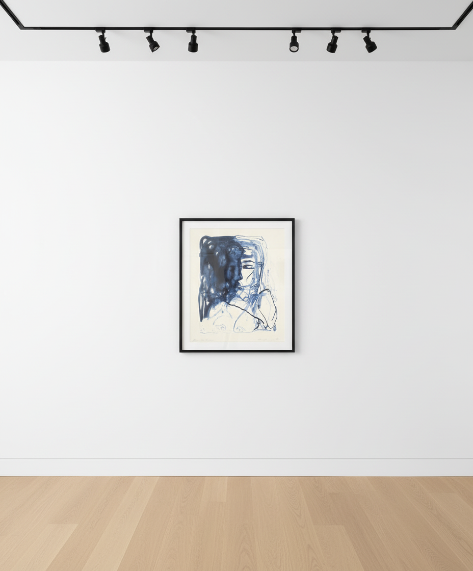 Tracey Emin - After The Shadows, 2020, 2 color lithograph on Somerset velvet warm white 400gsm