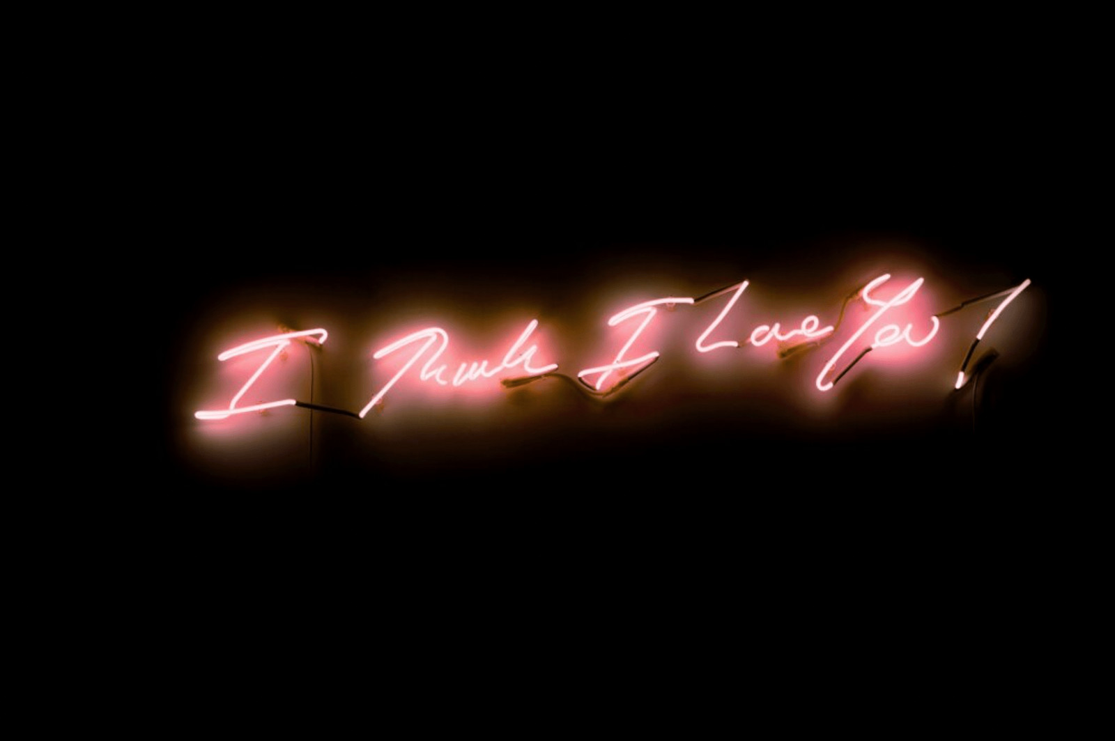 Tracey Emin - I Think I Love You, 2010, Neon