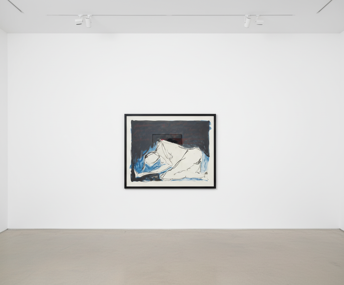 Tracey Emin - No Time For Love, 2020, 3 color lithographic print on Somerset Velvet Warm White 400gsm