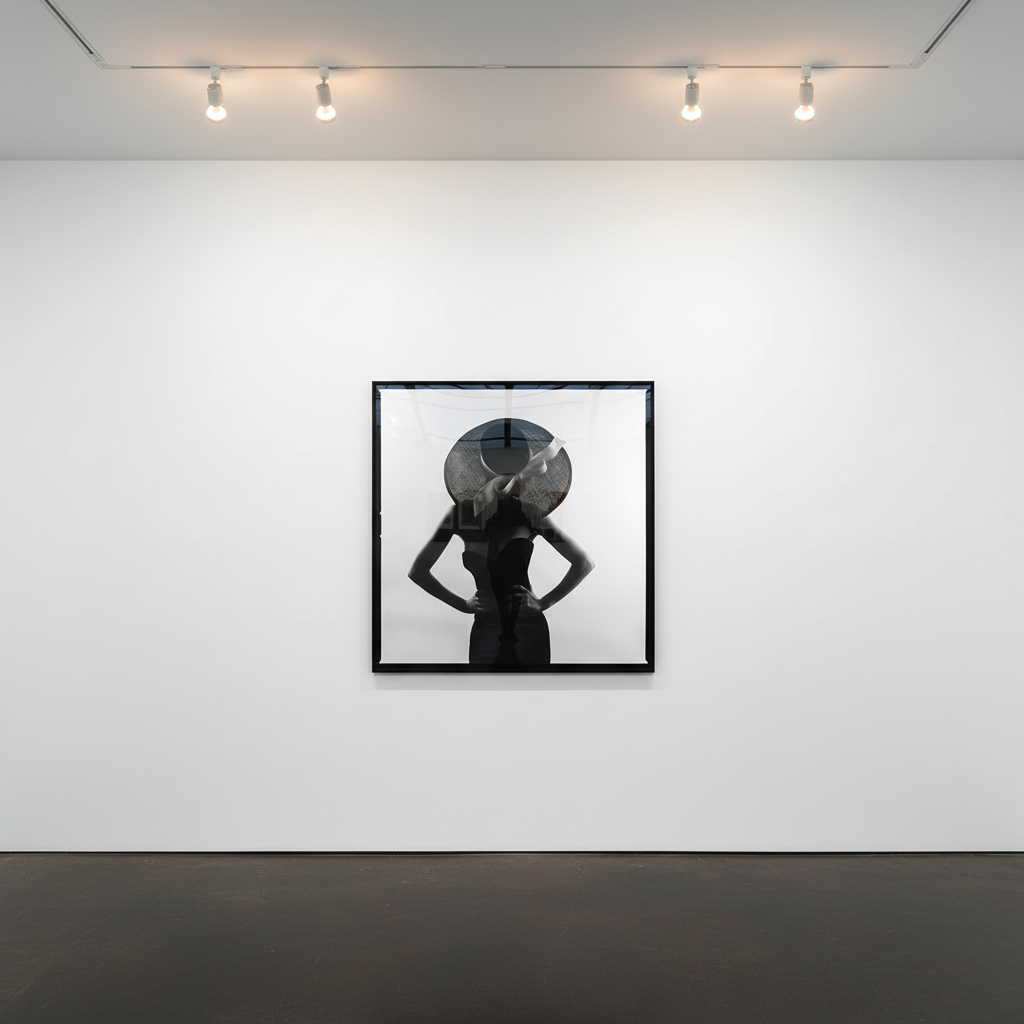 Tyler Shields - Bow Silhouette, 2024, Digital c print