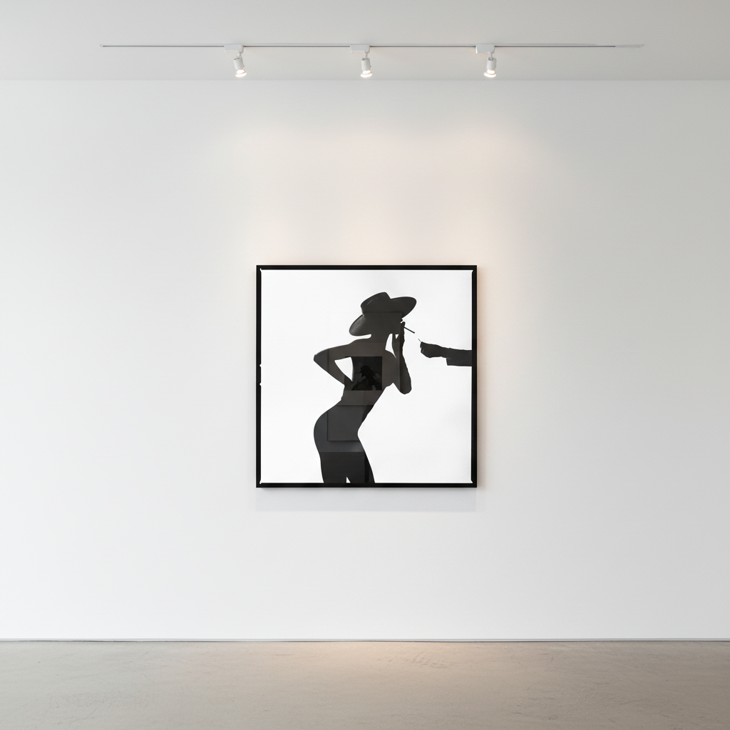 Tyler Shields - Cigarette Silhouette, 2020, Digital c print