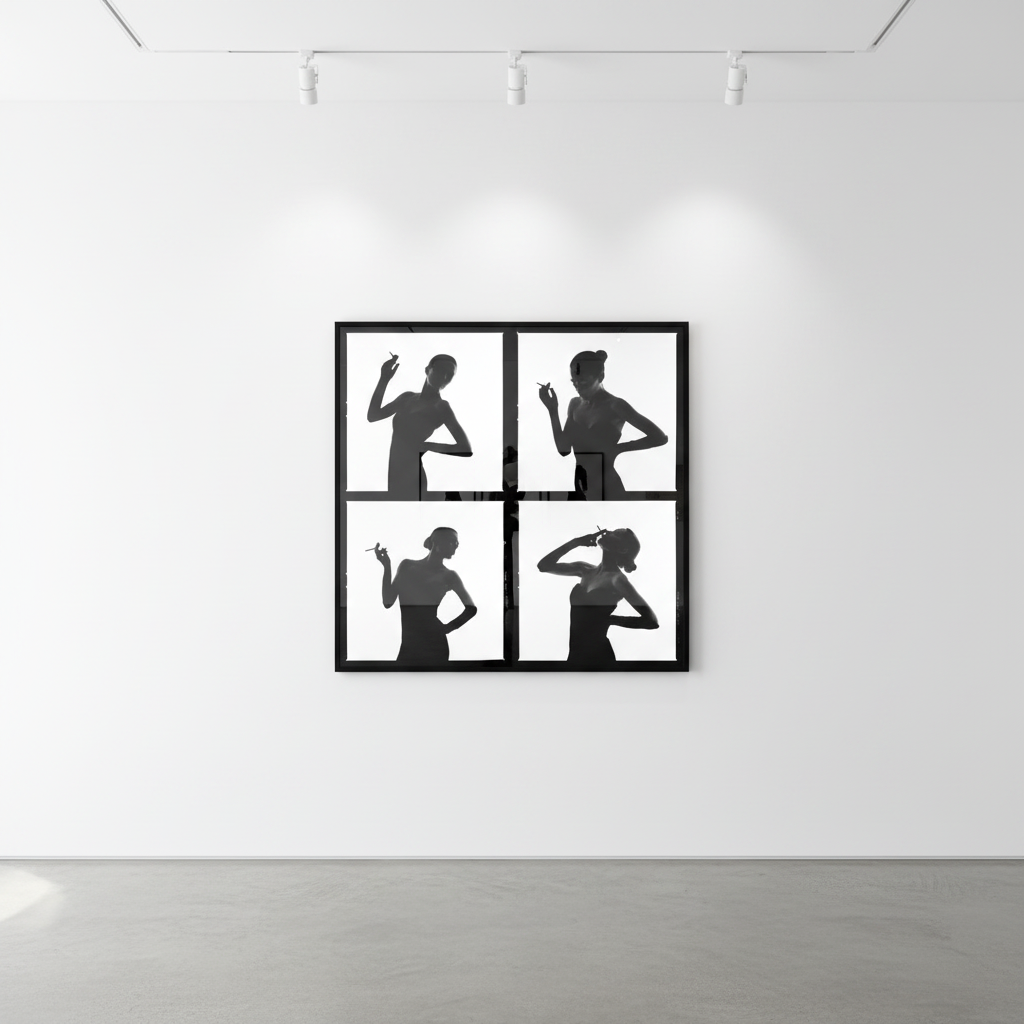 Tyler Shields - Contact Sheet 4, 2021, Digital c print