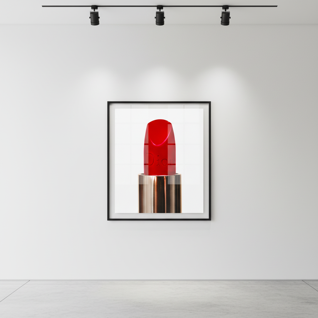Tyler Shields - Dior Lipstick, 2024, Digital C Print