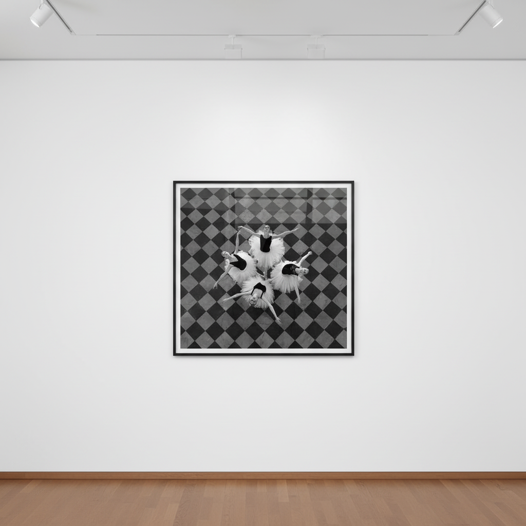 Tyler Shields - Four Ballerinas, 2017, Digital C Print