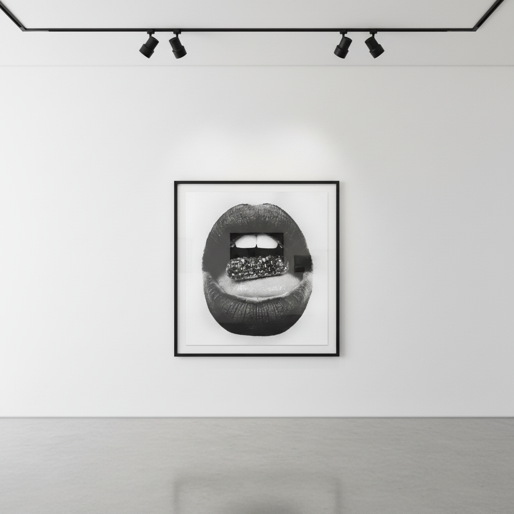 Tyler Shields - Glitter Pill, 2020, Digital c print