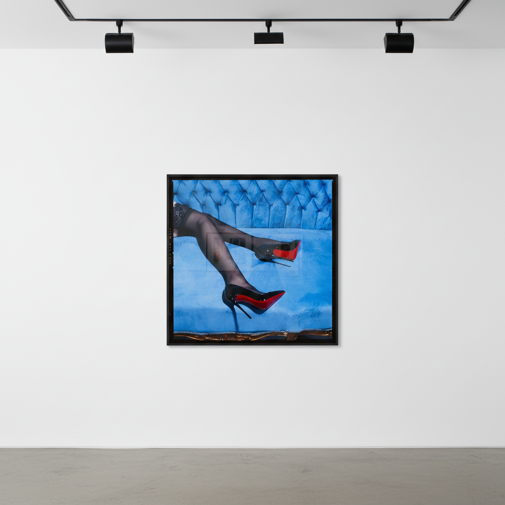 Tyler Shields - Legs in the Gold Room, 2024, Chromogenic Print