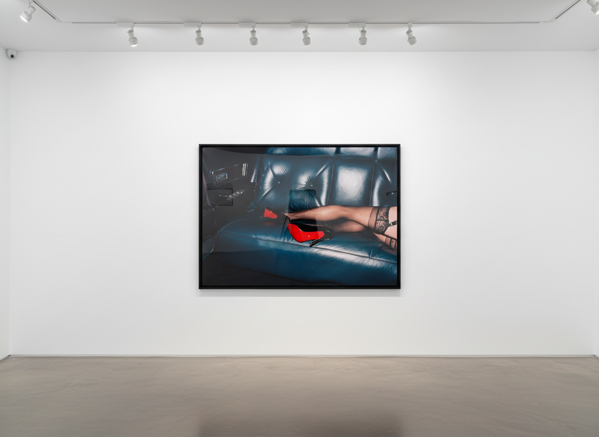 Tyler Shields - Legs in the Limo, 2024, Digital C Print