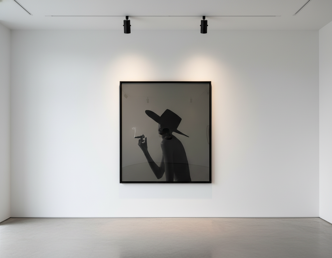 Tyler Shields - Lipstick Cigarette II, 2022, Digital c print