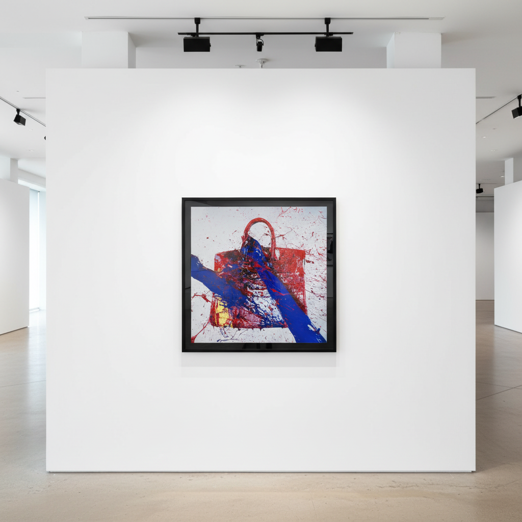 Tyler Shields - Paint Birkin, 2023, Digital c print