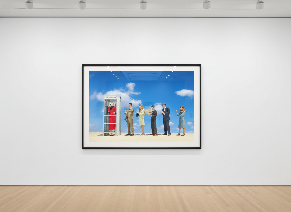 Tyler Shields - Phonebooth, 2021, Digital c print