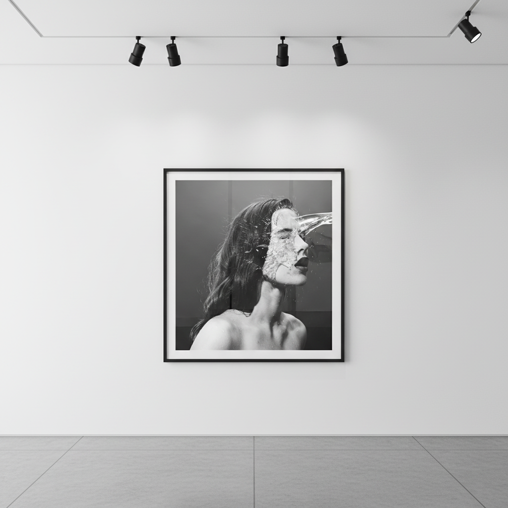 Tyler Shields - Splash, Platinum Palladium Photograph