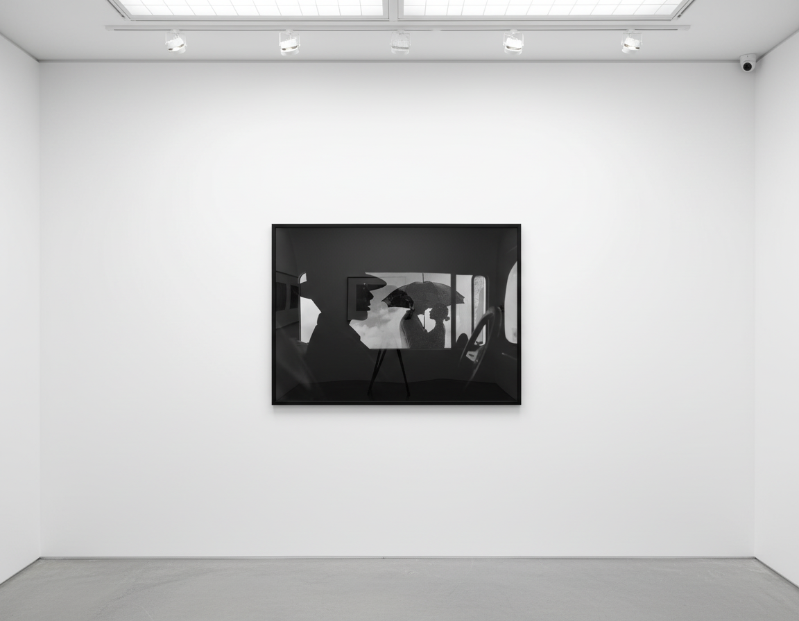 Tyler Shields - The Couple out the Window, 2021, Digital c print