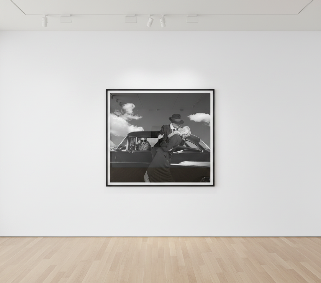 Tyler Shields - The Kiss, 2021, Digital c print