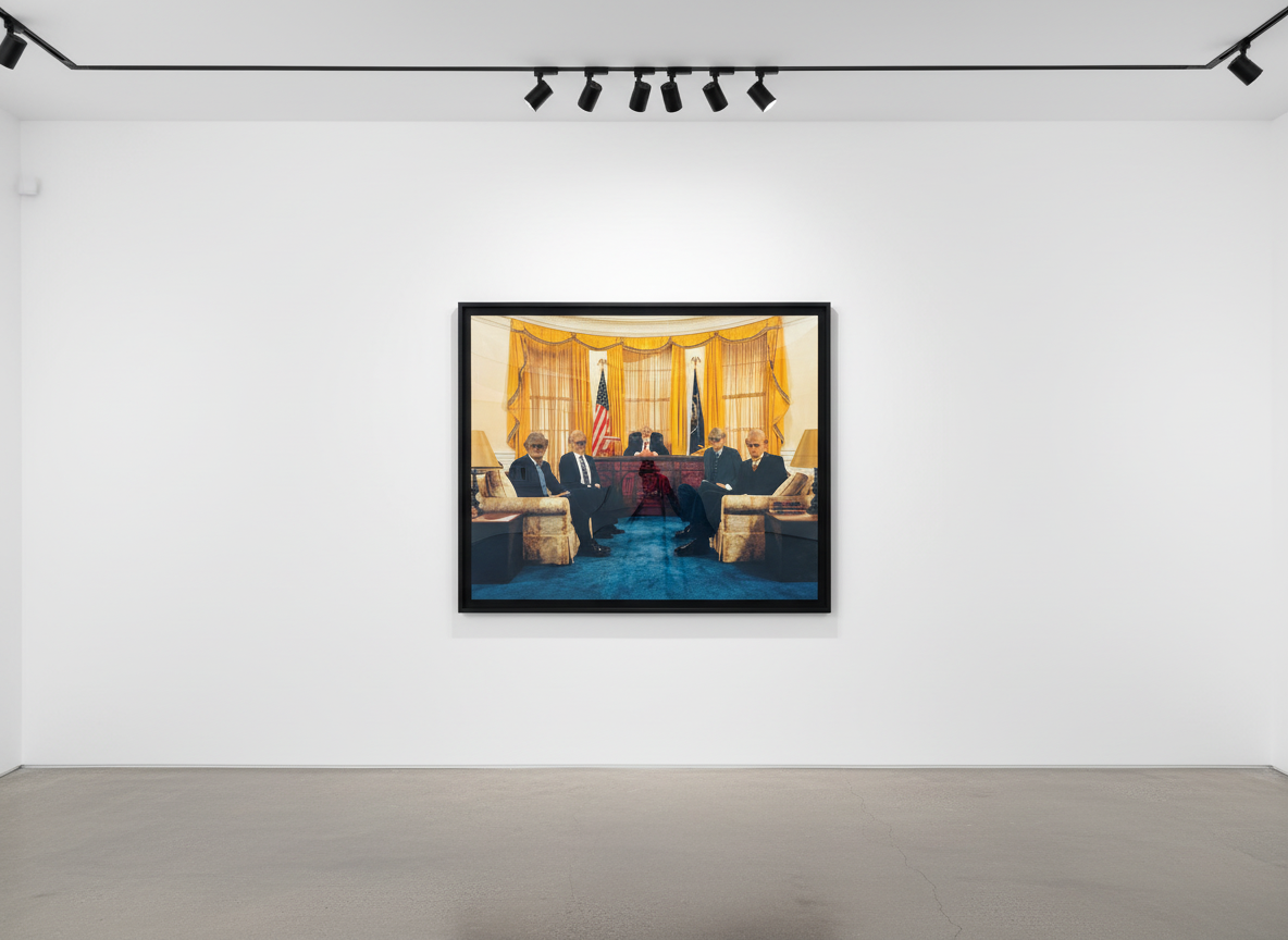 Tyler Shields - The Oval Office, 2020, Digital c print