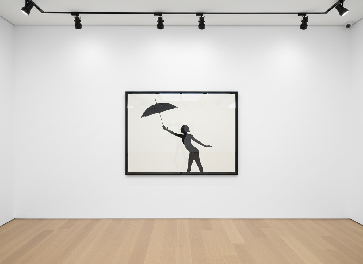 Tyler Shields - Umbrella Silhouette II, 2020, Digital c print
