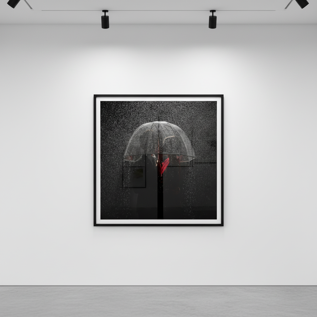 Tyler Shields - Under the Rain, 2018, Chromogenic Print