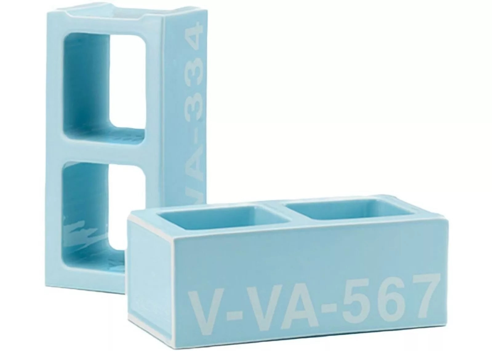 Virgil Abloh - Virgil Abloh x Vitra Ceramic Block Baby Blue, 2020, Ceramic
