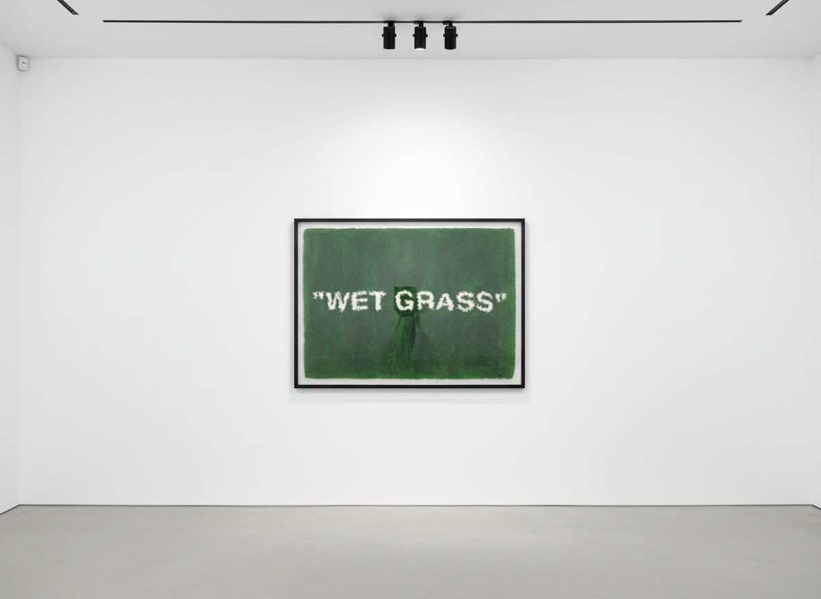 Virgil Abloh - "Wet Grass", 2019, 100% polypropylene