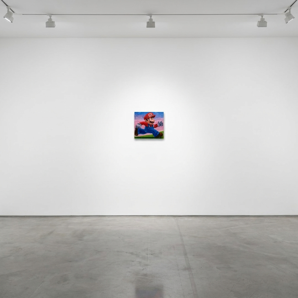 Jesse Morsberger - World 5-6, 2025, Oil on canvas