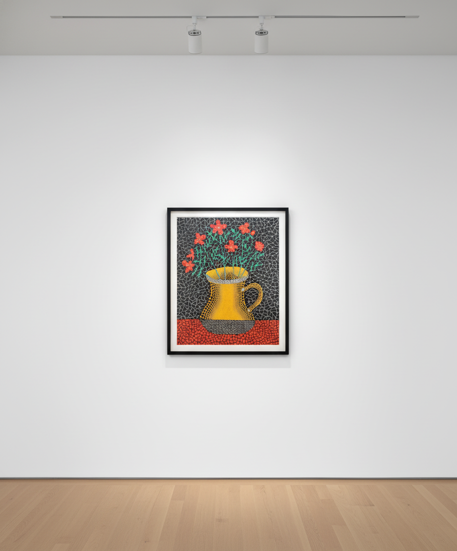 Yayoi Kusama - Flowers, 1993, Screen print